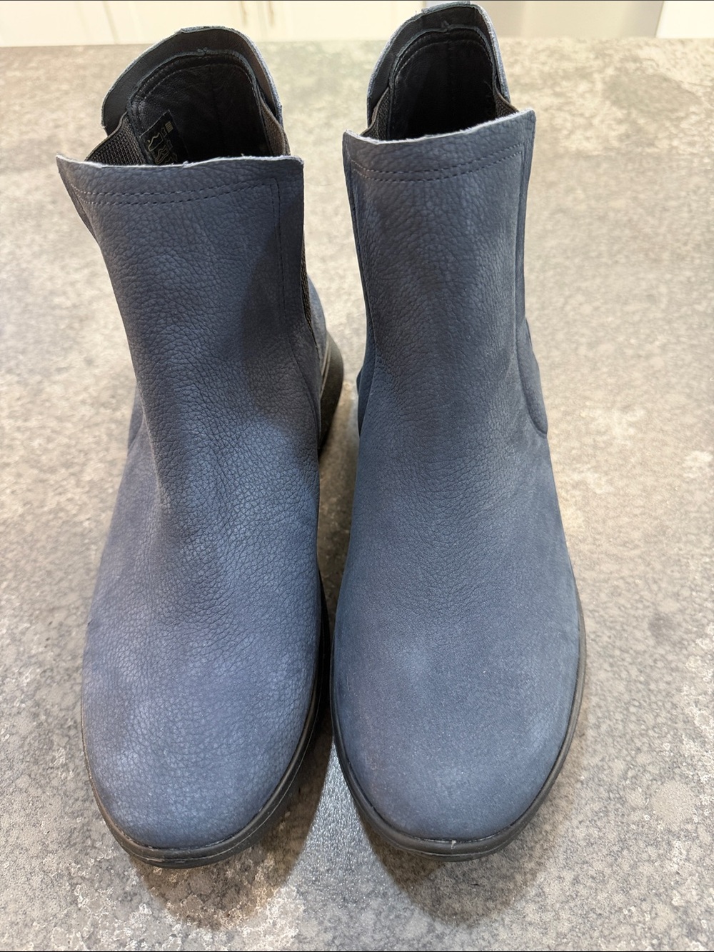 Women’s Navy Ankle Booties - Sleek Chelsea-Style Comfort